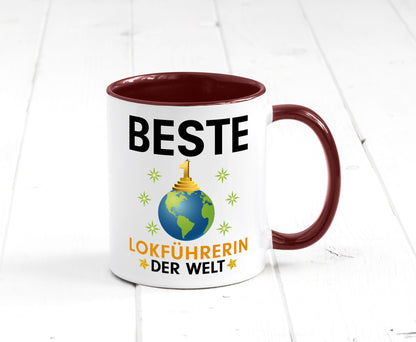 Welt Beste Lokführerin | Zug Beruf lustiger Spruch Geschenk Arbeit Kollegen