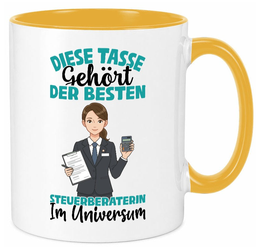 Im Universum: Steuerberaterin | Steuer Beratung Geschenkidee Humor Tasse