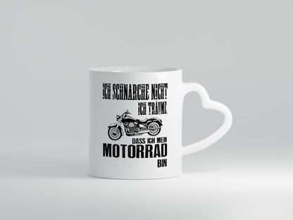 Ich schnarche nicht | Biker Tasse Motorradfahrer lustiger Spruch Geschenk Humor