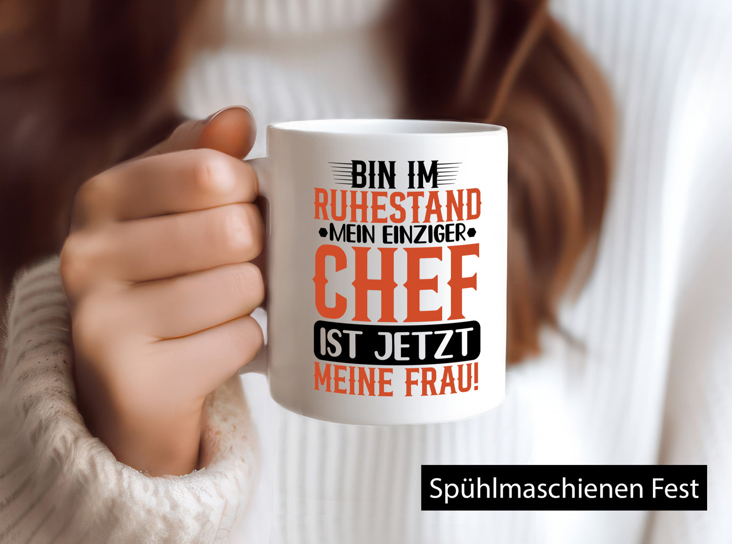 Meine Frau ist der Chef | Rentner Ruhestand Geschenk Jubiläum lustiger Spruch