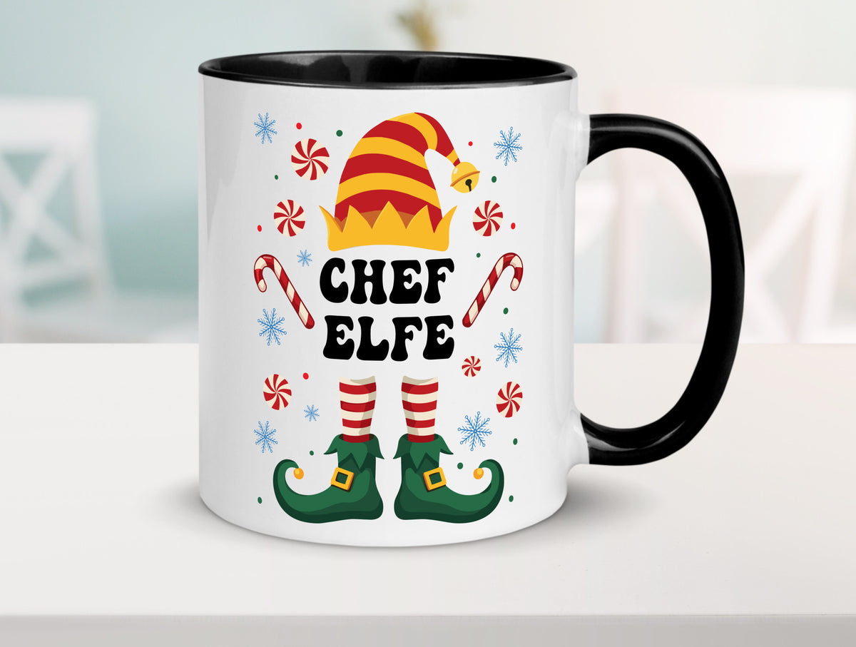 Chef Elfe | Weihnachten Weihnachts v2 lustiger Spruch Geschenk Arbeit Kollegen Tasse