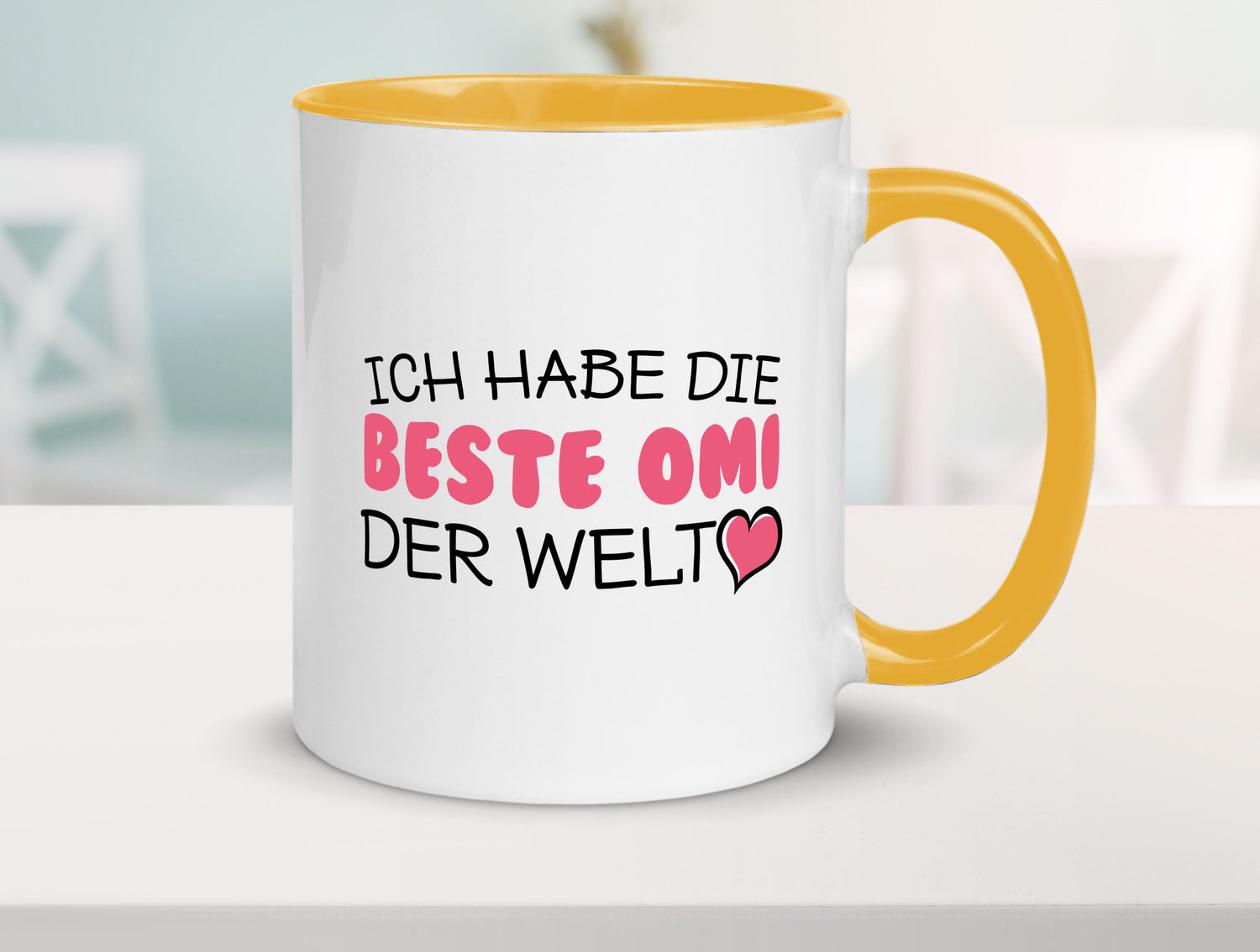 Beste Omi der Welt | Oma Tasse Geburtstag Muttertag lustig Familie Geschenkidee