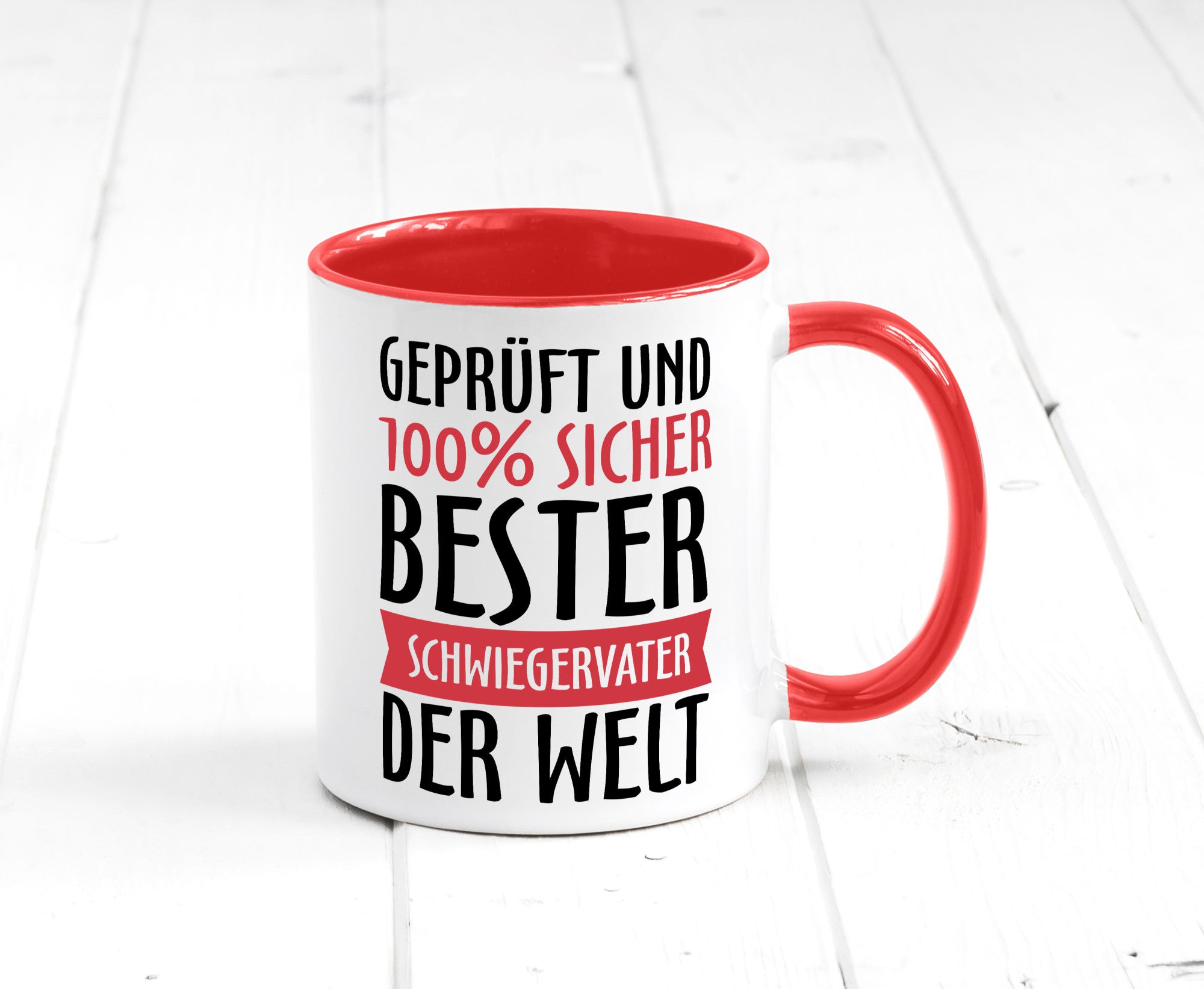 Bester Schwiegervater Geschenk Familie Geschenkidee lustiger Spruch Tasse