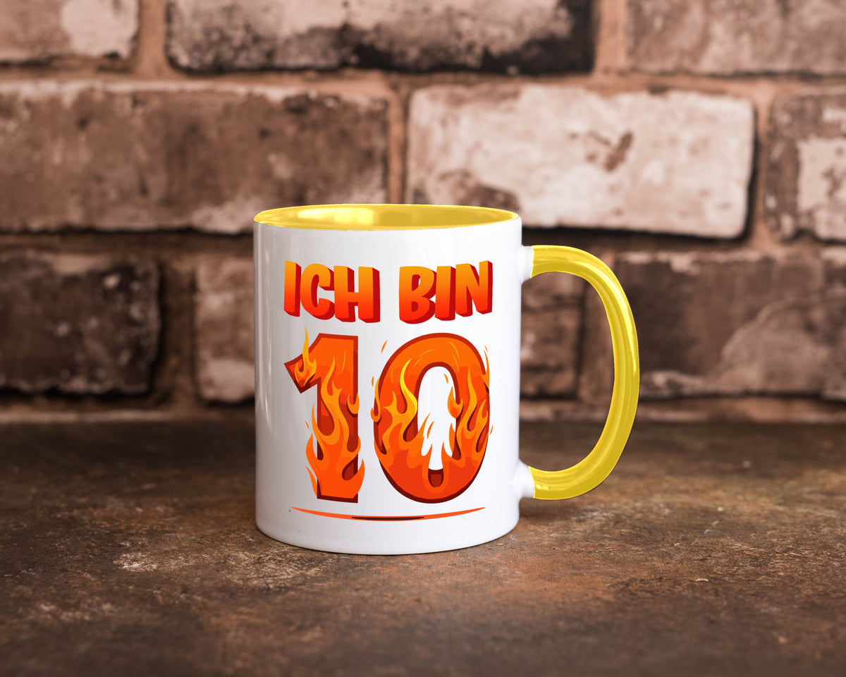 10. Geburtstag | 10 Jahre Drache lustiger Spruch Geschenk Geschenkidee Tasse