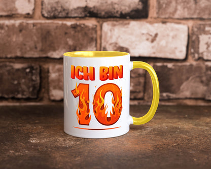 10. Geburtstag | 10 Jahre Drache lustiger Spruch Geschenk Geschenkidee Tasse