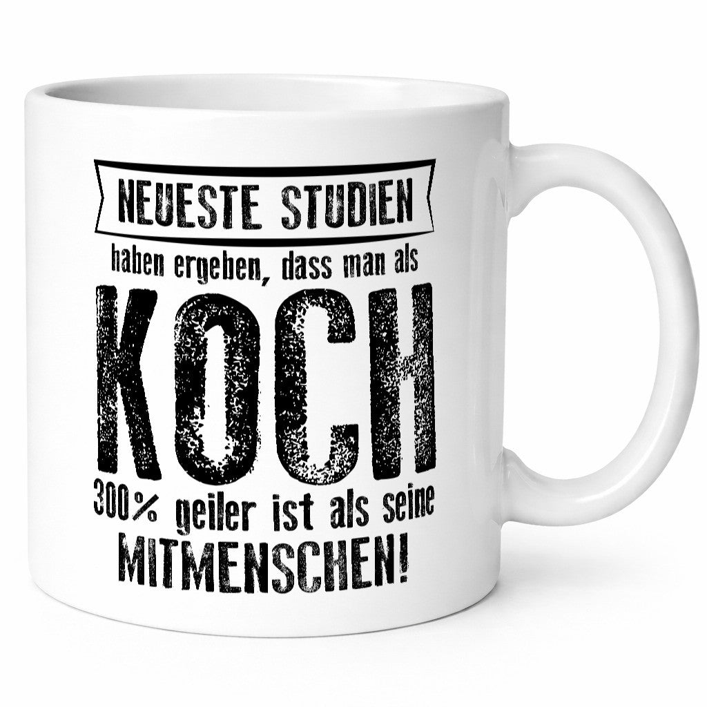 Neuste Studien: Koch | Chefkoch Humor Arbeit Kollegen Büro Geschenkidee Tasse
