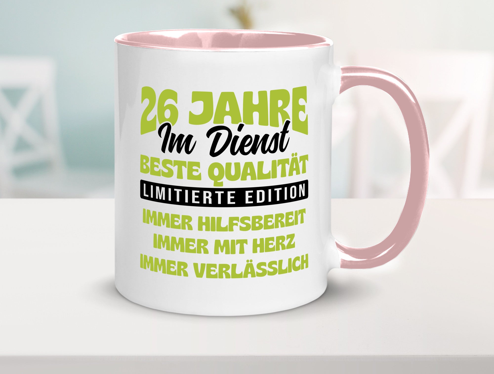 26 Jahre im Dienst | Jubiläum Arbeit v4 Geschenk Kollegen Büro lustiger Spruch