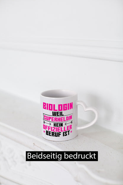 Superheldin Biologin | Biologie Naturforscherin lustiger Spruch Geschenk Humor