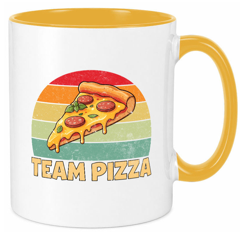 Team Pizza | Pizzaliebhaber Lover v2 Geschenkidee Humor Tasse