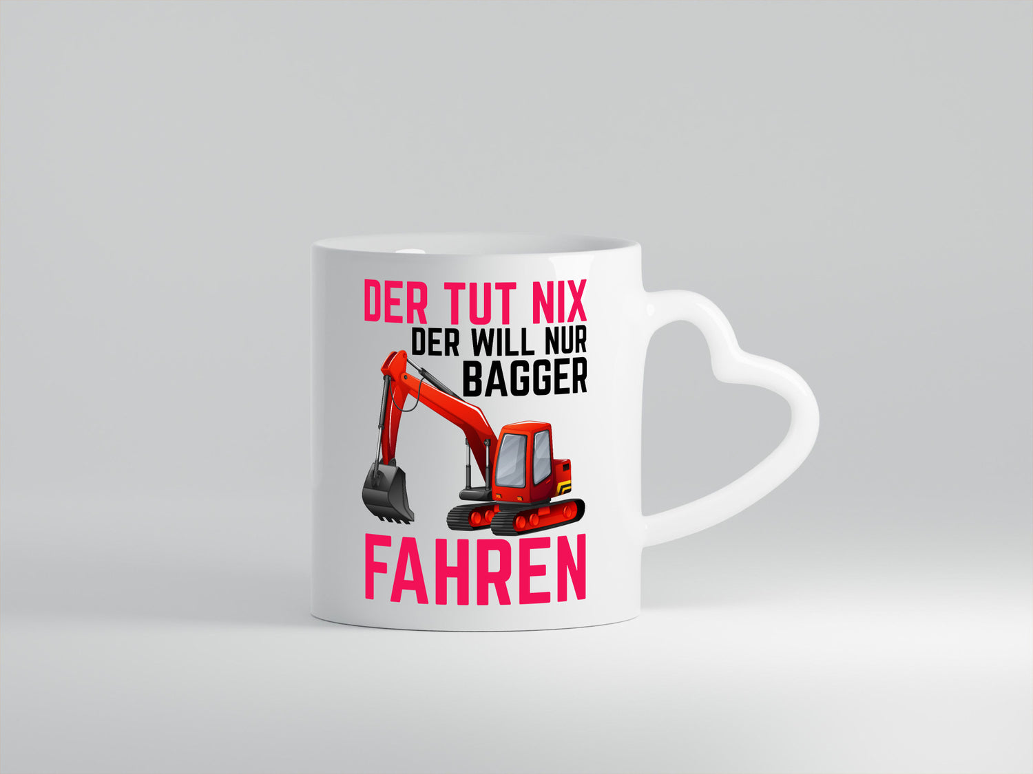 Der tut nix | Bagger fahren Bauarbeiter Baustelle Humor Arbeit Kollegen Büro