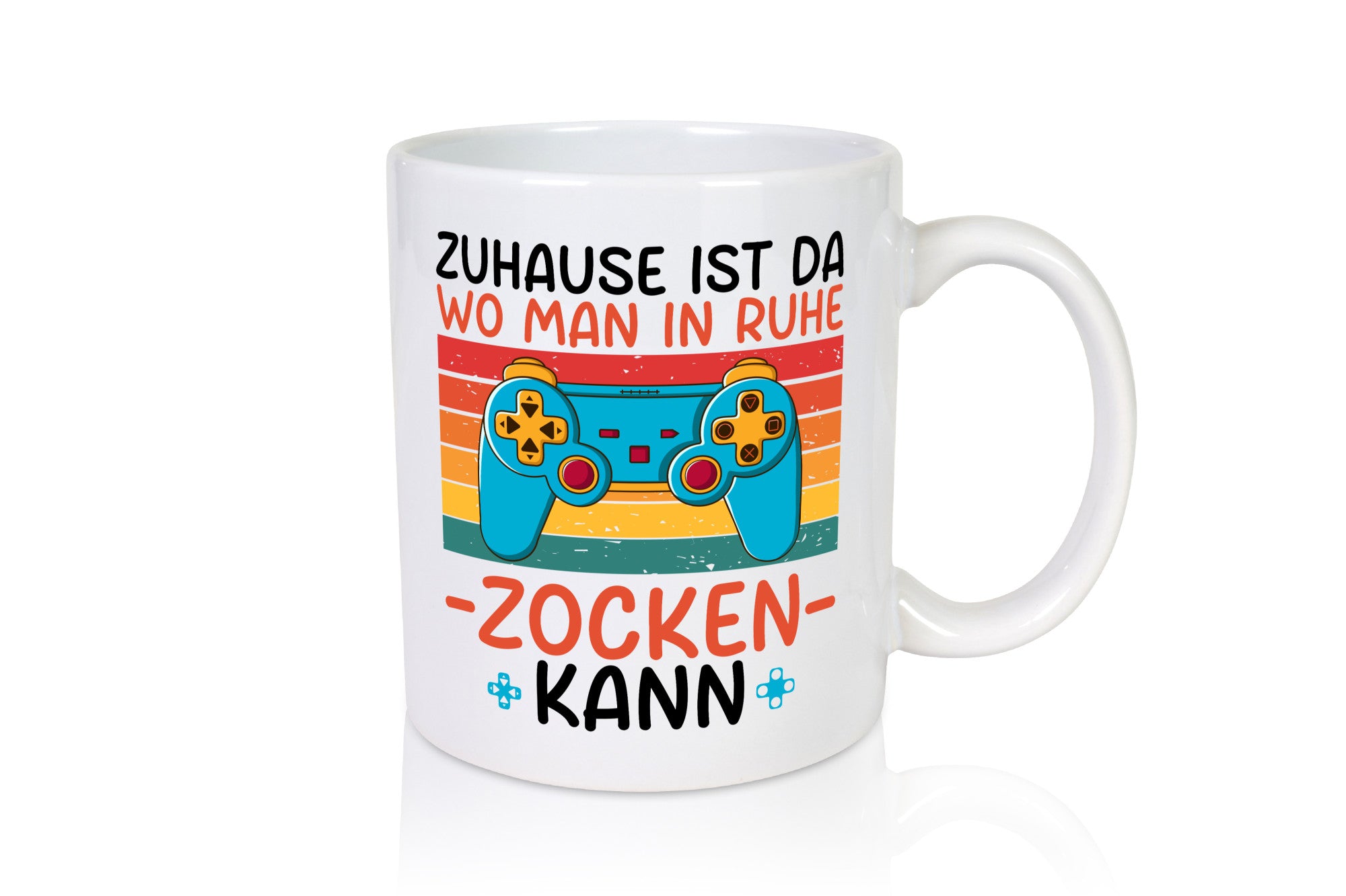 Zuhause ist da wo man in ruhe Zocken kann | Gamer Geschenk Humor Geschenkidee