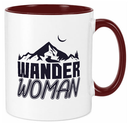 Wander Woman | Frauen Tasse Wanderer Bergsteigen lustig Familie Geschenkidee