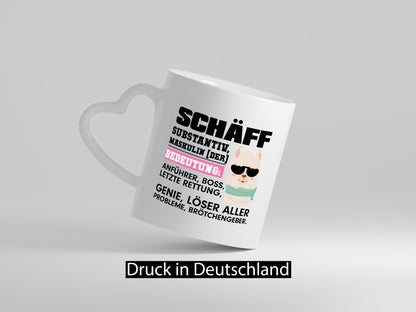 Chef Schäff | witzige Büro Tasse Arbeit Mitarbeiter Humor Kollegen Geschenkidee