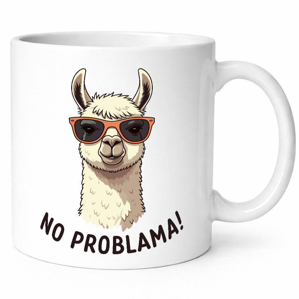No ProbLama | Lama Alpaka lustiger Spruch Geschenk Humor Geschenkidee Tasse