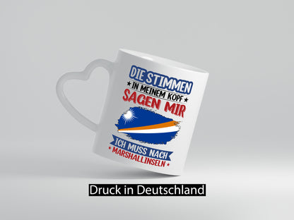 Marshallinseln | Urlaub Stimmen in meinem Kopf Traumland Humor Geschenkidee