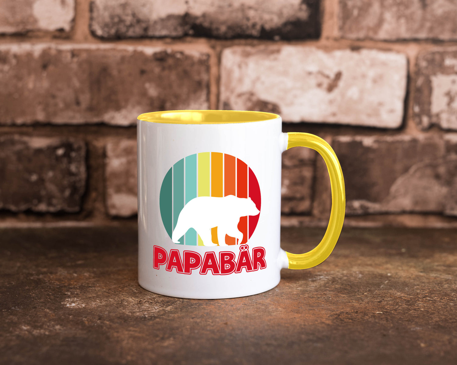 Papabär | Papa Tasse Vater Vatertag Bär lustiger Spruch Geschenk Familie