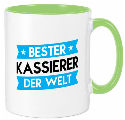 Bester Kassierer lustiger Spruch Geschenk Humor Geschenkidee Tasse