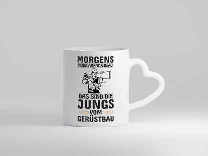 Jungs vom Gerüstbau | Gerüstbauer Tasse Baustelle Geschenk Humor Geschenkidee