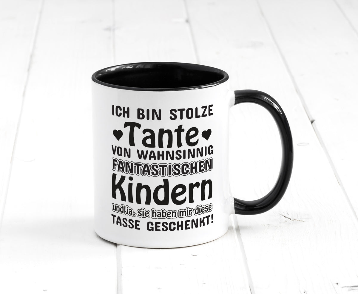 Stolze Tante | Spruch Tasse lustig Neffe Nichte lustiger Geschenk Humor