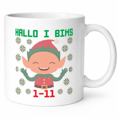 Hallo i Bims | Elfe Christmas Weihnachten lustiger Spruch Geschenk Humor