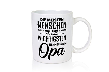 Die wichtigsten nennen mich Opa | Großvater Enkelkinder lustiger Spruch