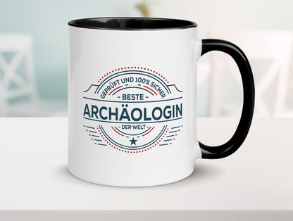 Geprüft und sicher: Archäologin| Archäologie | Forscherin Geschenk Humor