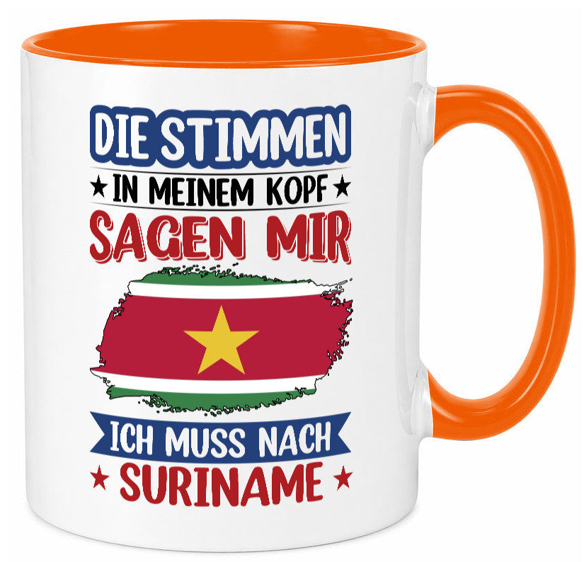 Suriname | Urlaub Stimmen in meinem Kopf Traumland v2 Geschenk Humor