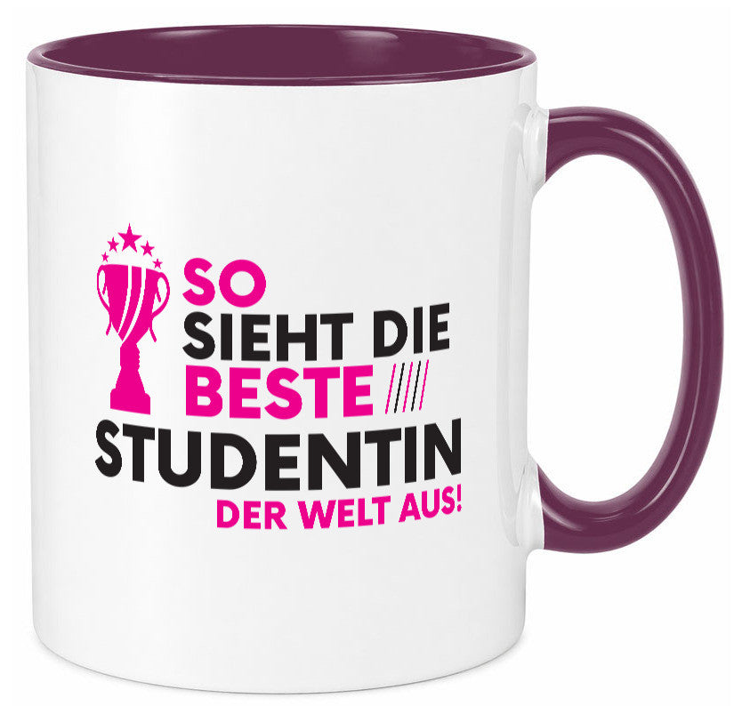 Die Weltbeste Studentin | Uni Studium Universität Geschenkidee Humor Tasse