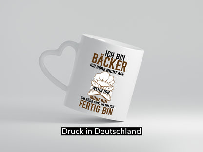 Bäcker hören nicht auf zu Backen Geschenkidee Humor Tasse