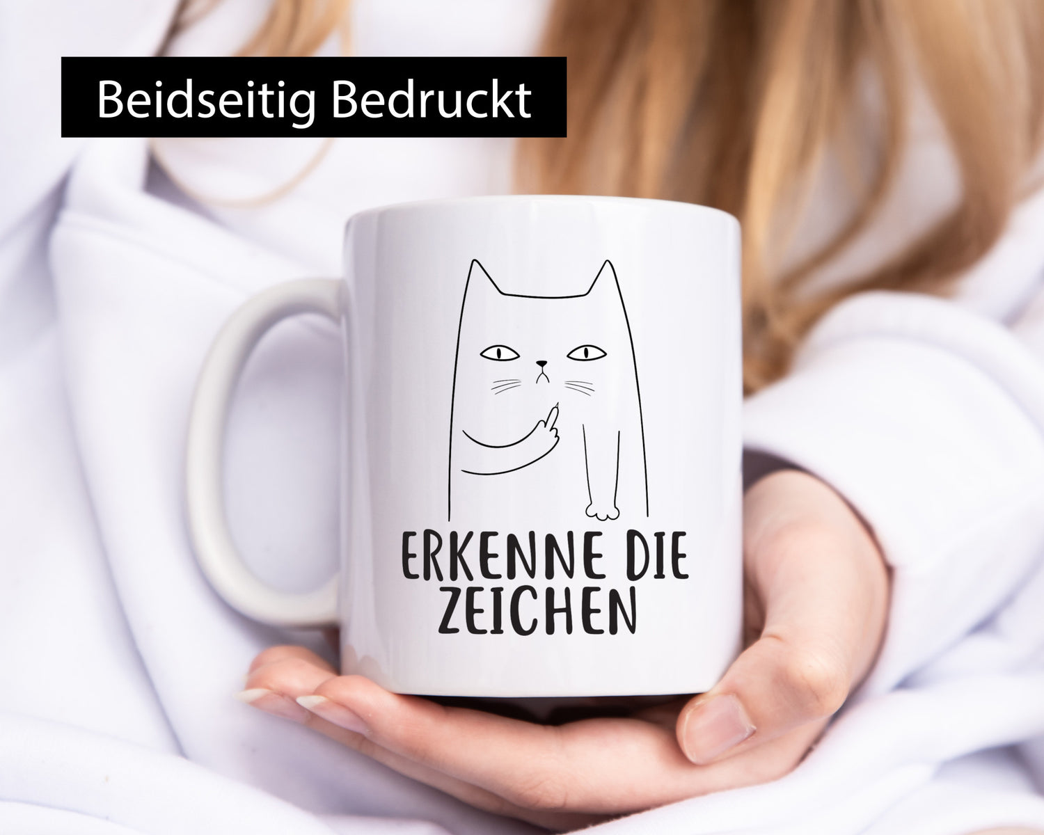 Erkenne die Zeichen | Katzenbesitzer witzige Katze lustiger Spruch Geschenk