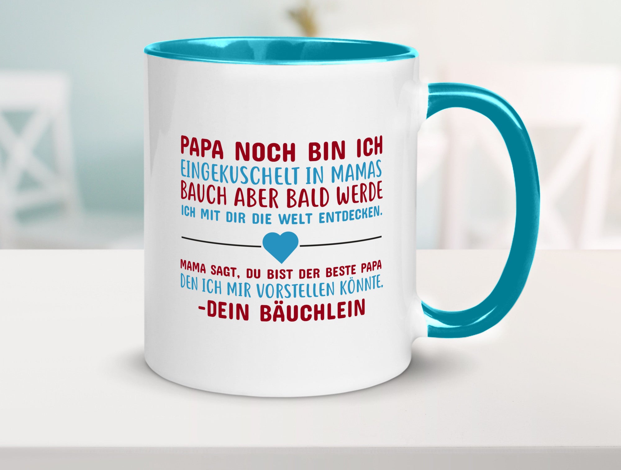 Schwangerschaft | Vaterschaft Tasse Papa Spruch Geschenk Familie Geschenkidee