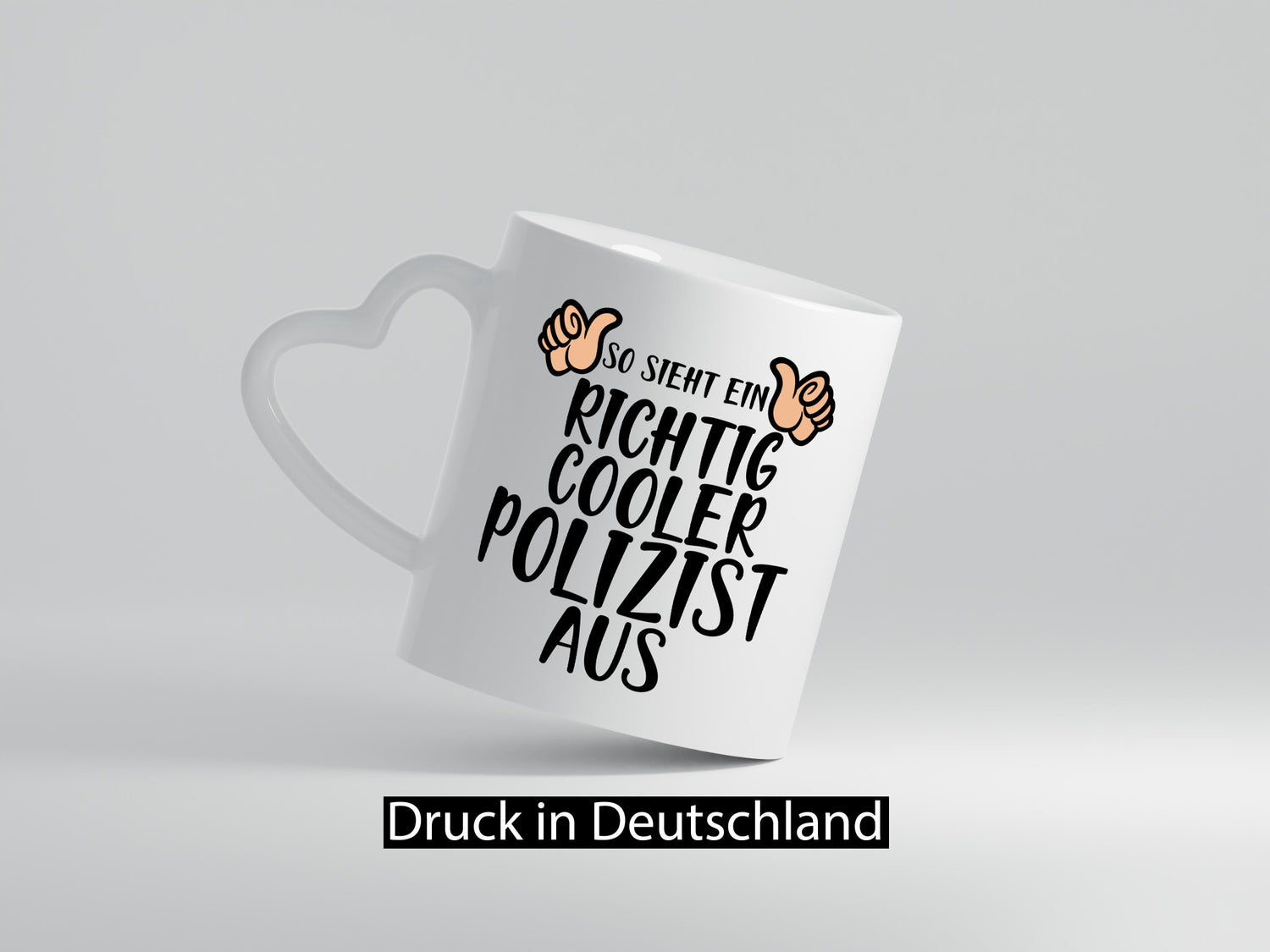 Richtig Cooler Polizist | Daumen hoch Polizei Revier Geschenk Humor