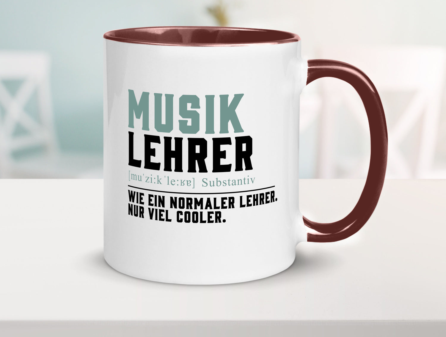 Musiklehrer | Lehrer Unterricht Lieblingslehrer Geschenkidee Humor Tasse