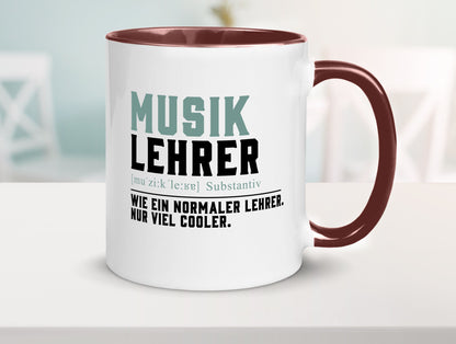 Musiklehrer | Lehrer Unterricht Lieblingslehrer Geschenkidee Humor Tasse