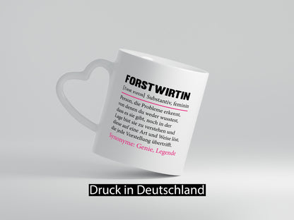 Forstwirtin | Beruf Spruch Forst Wirtin Humor Arbeit Kollegen Büro Geschenkidee