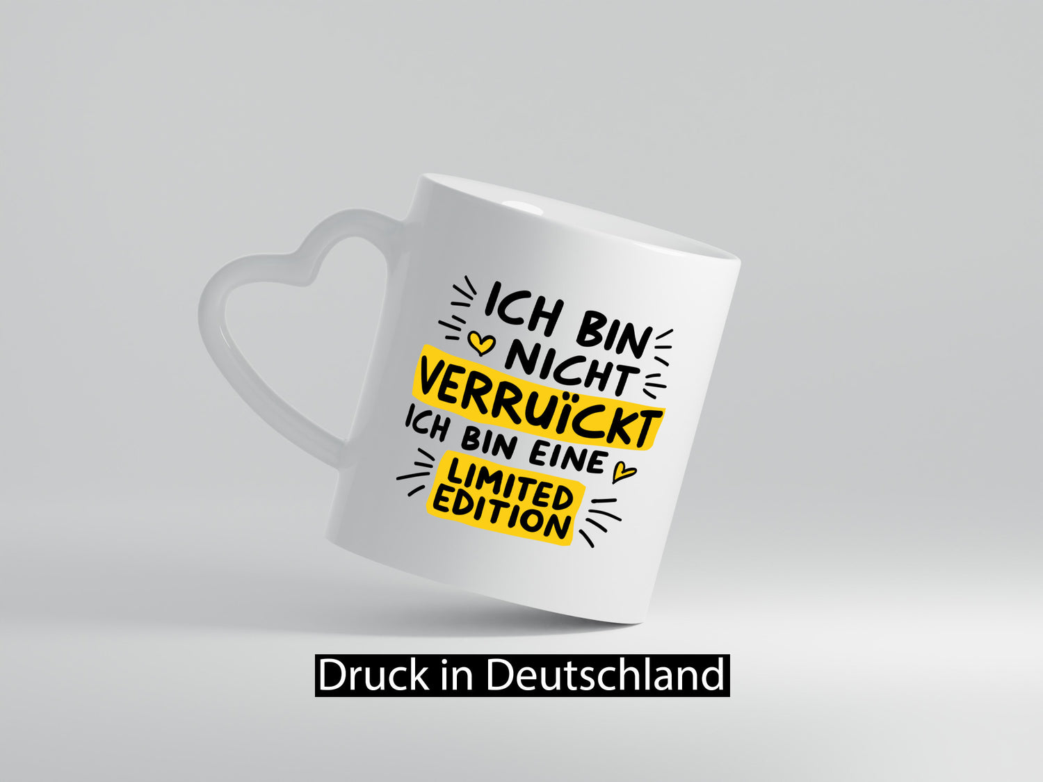 Bin nicht verrückt eine Limited Edition Geschenkidee Humor Tasse