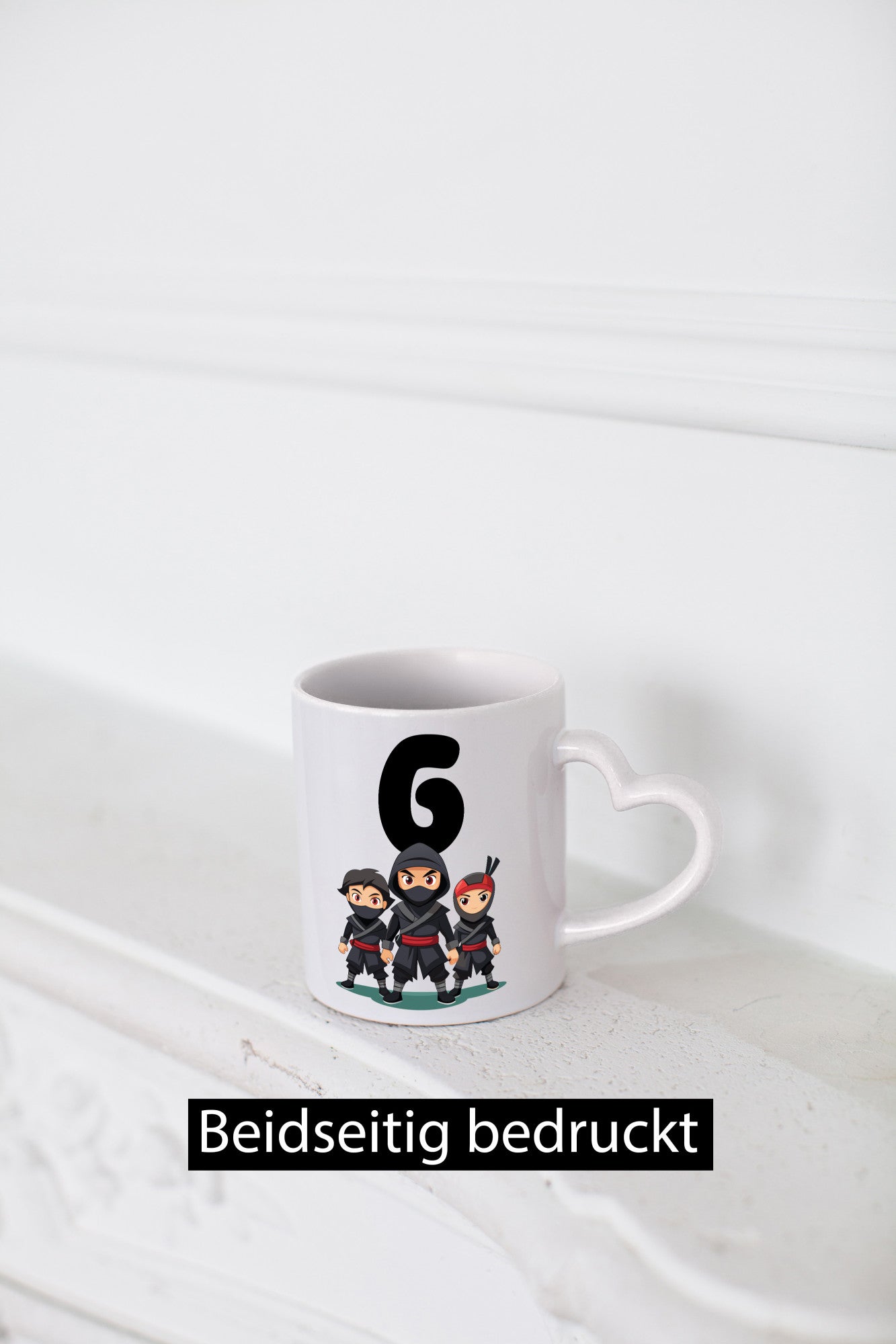 6. Geburtstag | 6 Jahre Ninja lustiger Spruch Geschenk Geschenkidee Tasse