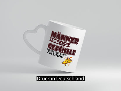 Männer haben auch Gefühle Geschenk Humor Geschenkidee lustiger Spruch Tasse