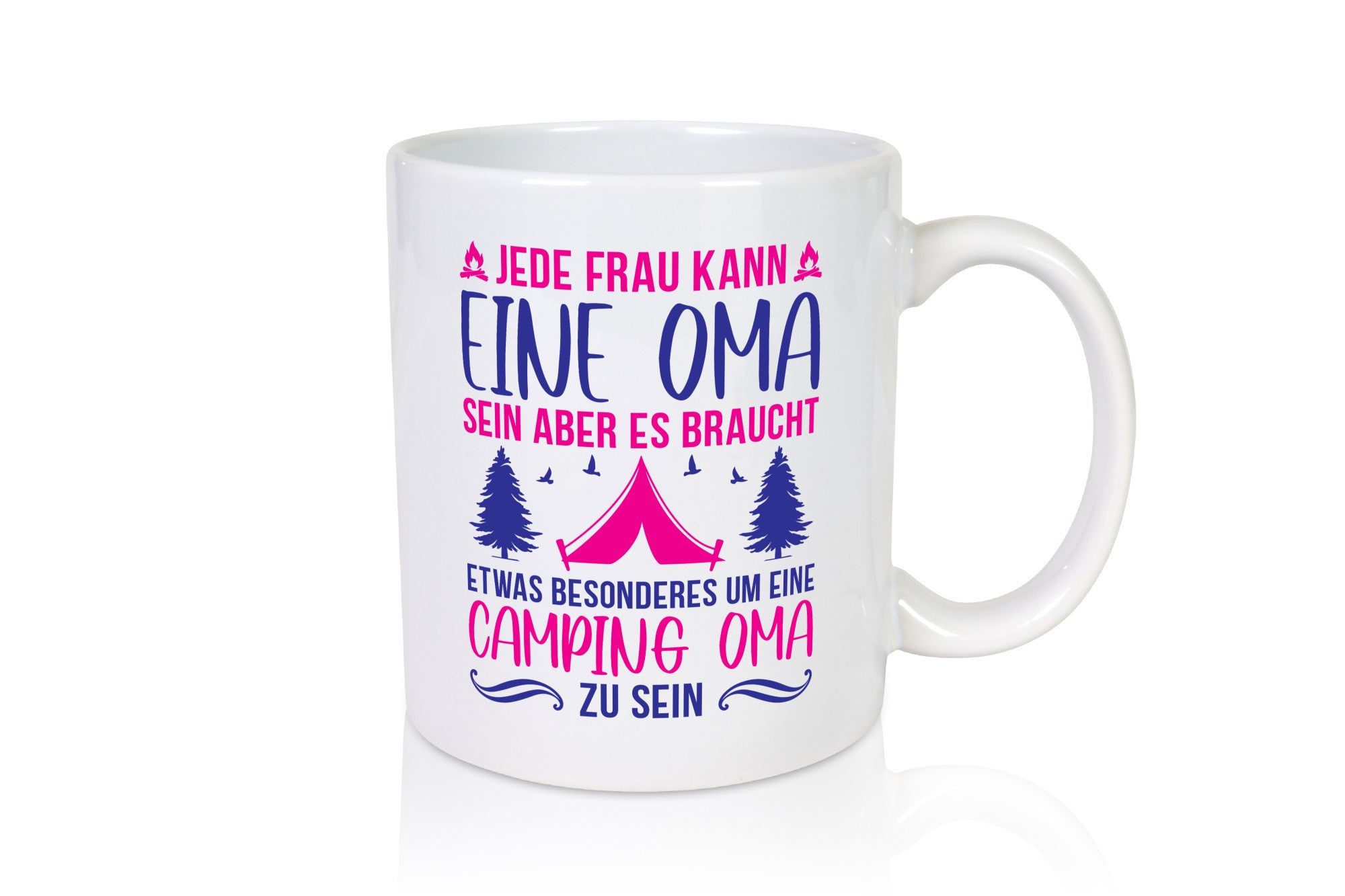 Eine Oma | Etwas Besonderes Camping Humor Familie Geschenkidee Tasse