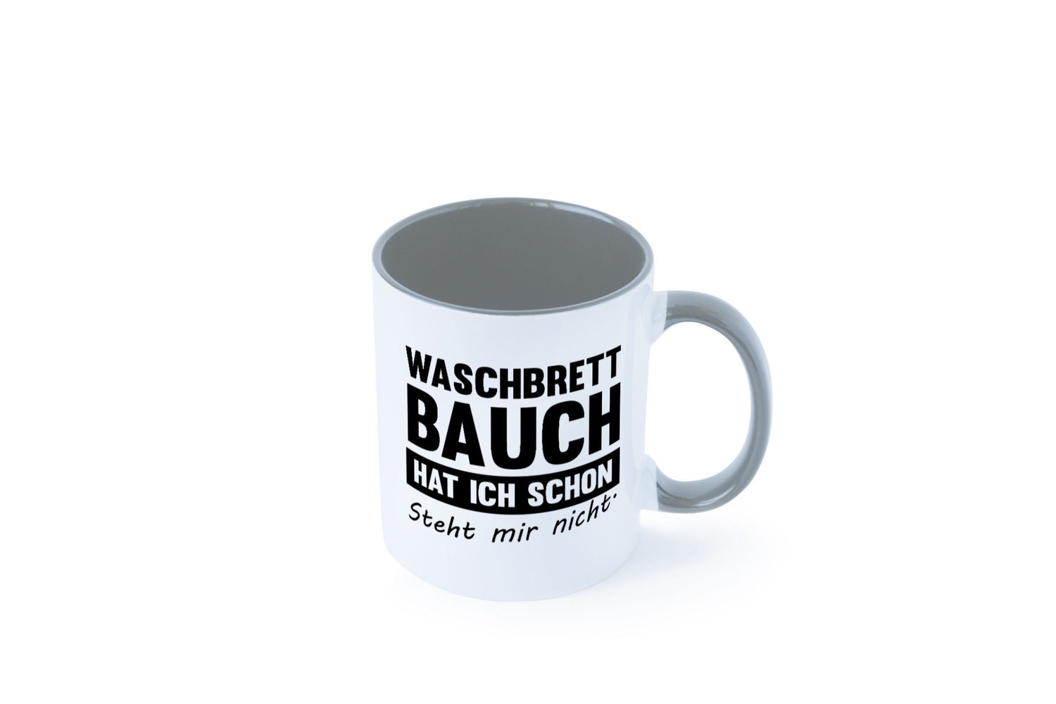 Waschbrettbauch steht mir nicht | Sixpack Gym lustiger Spruch Geschenk Humor