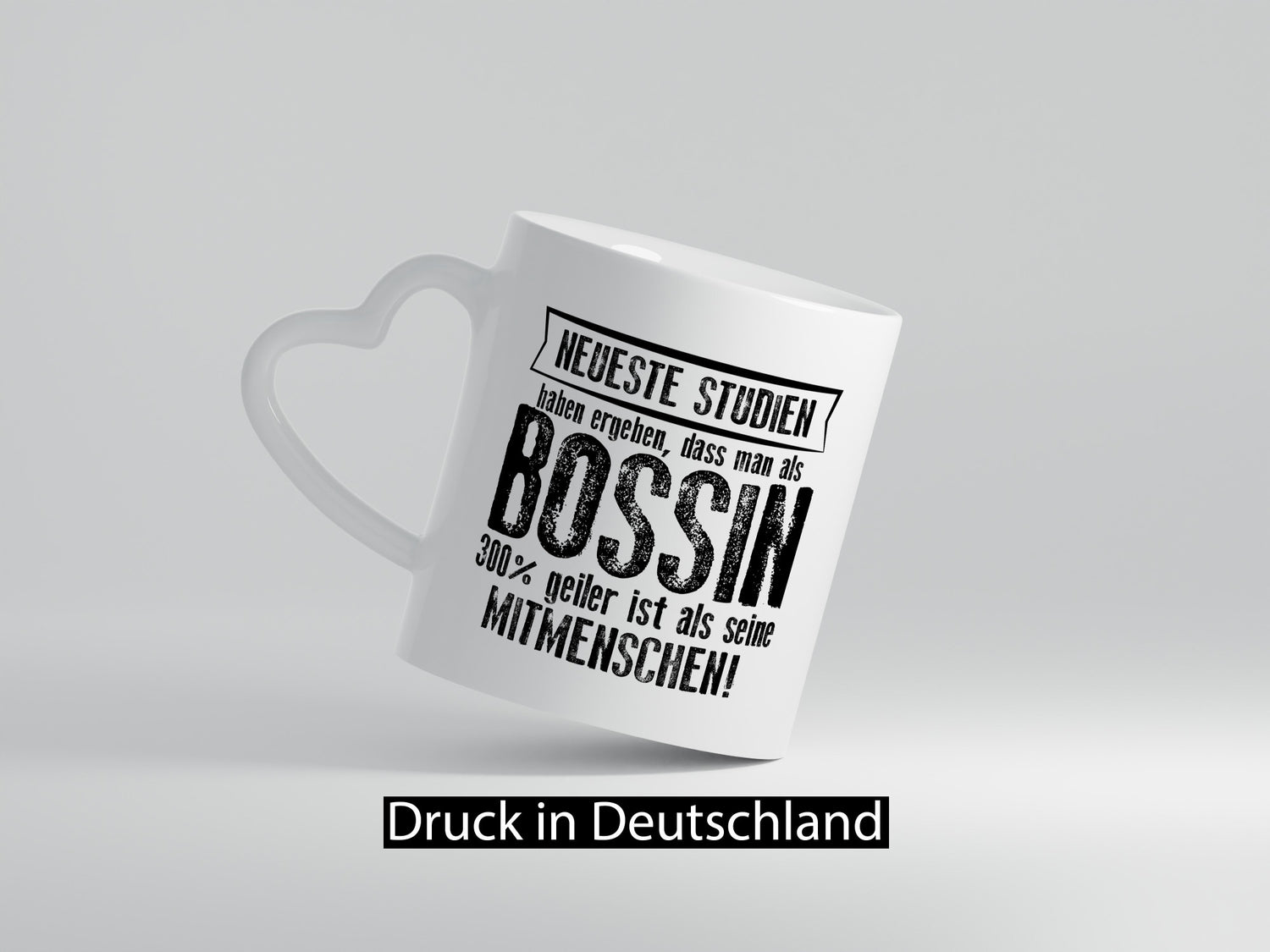 Neueste Studien: Chefin | Führungskraft Vorgesetzte Geschenkidee Humor Tasse