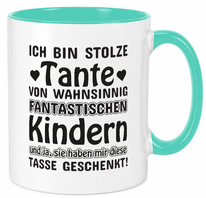 Stolze Tante | Spruch Tasse lustig Neffe Nichte lustiger Geschenk Humor