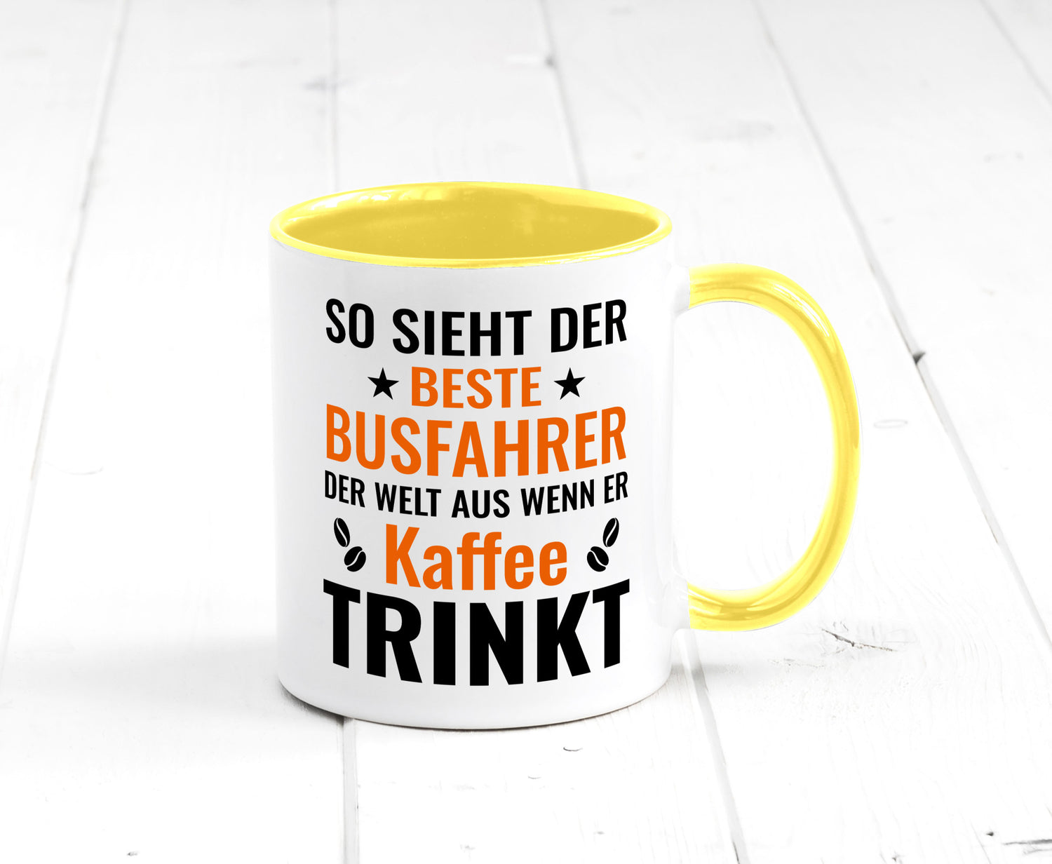 Kaffee trinkt: Busfahrer | Berufsfahrer Fahrer Geschenk Arbeit Kollegen Büro