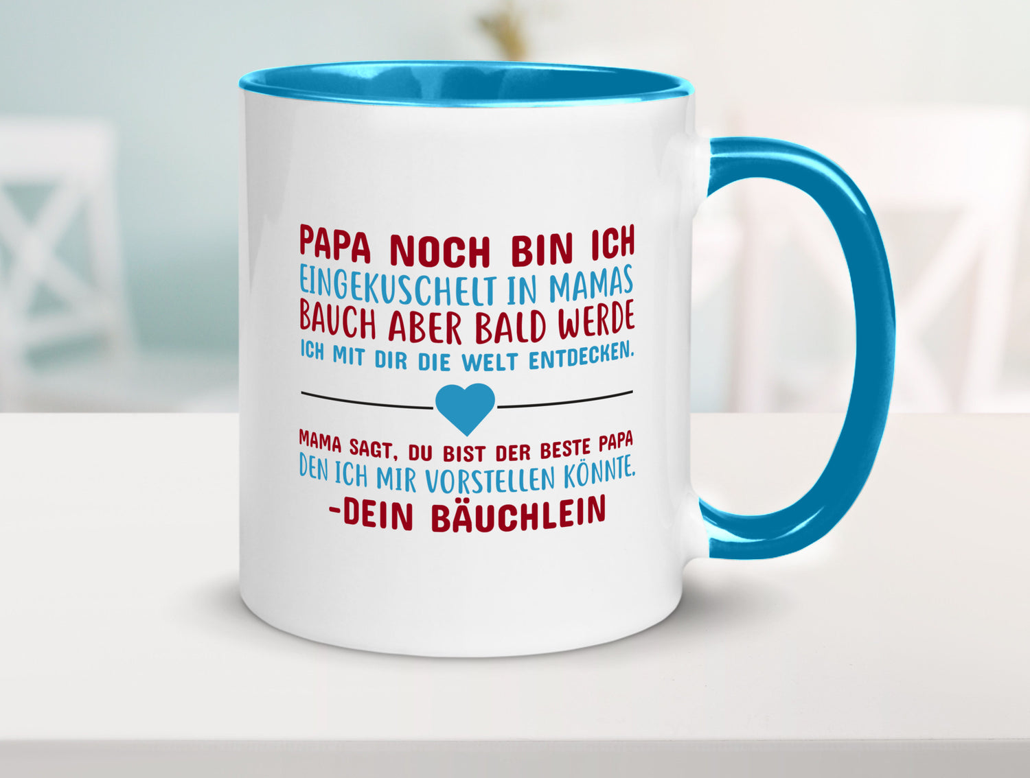 Schwangerschaft | Vaterschaft Tasse Papa Spruch Geschenk Familie Geschenkidee