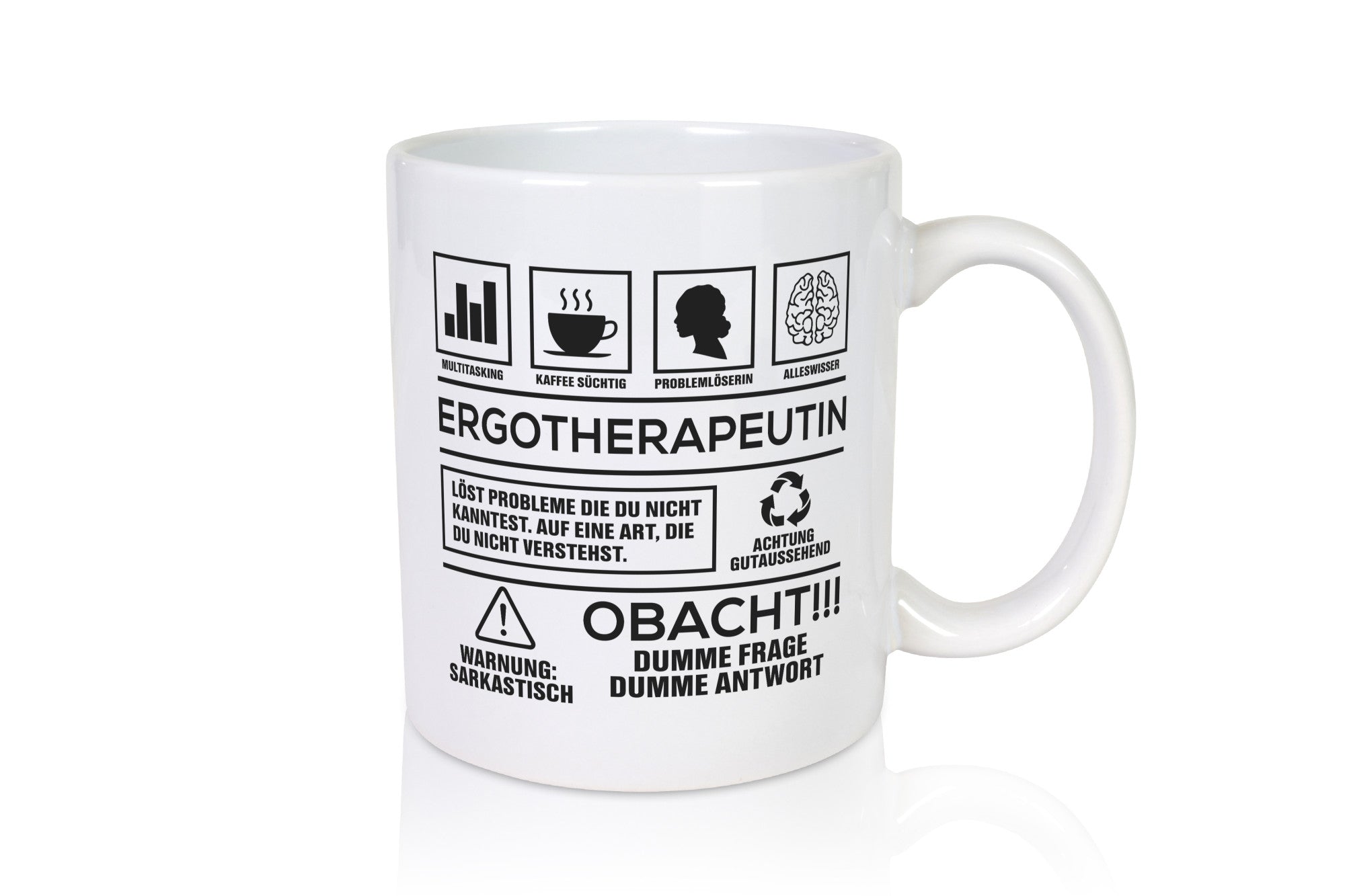 Achtung Probleme Ergotherapeutin | Ergotherapie lustiger Spruch Geschenk Humor