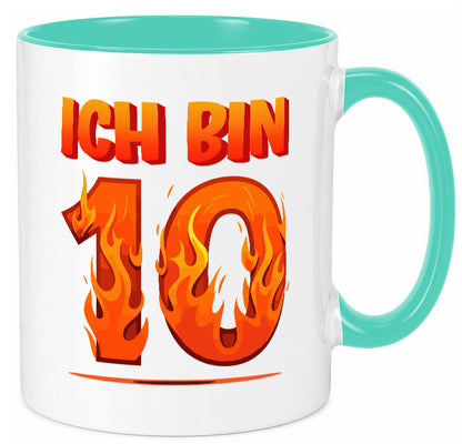 10. Geburtstag | 10 Jahre Drache lustiger Spruch Geschenk Geschenkidee Tasse