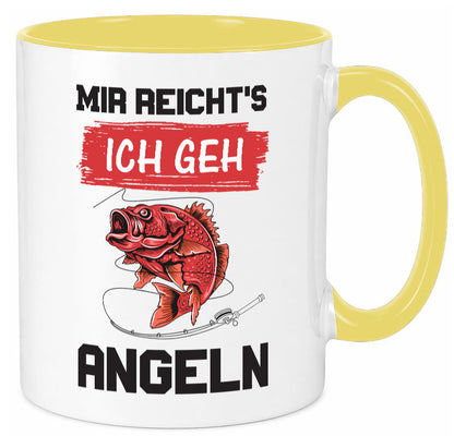 Ich geh angeln | Angler Tasse Fisch Fischer Humor lustig Geschenkidee Geschenk