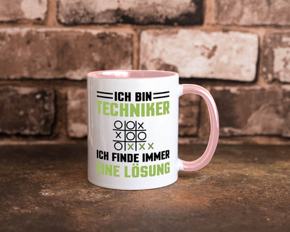 Ich bin Techniker finde immer eine Lösung | lustiger Spruch Geschenk Humor