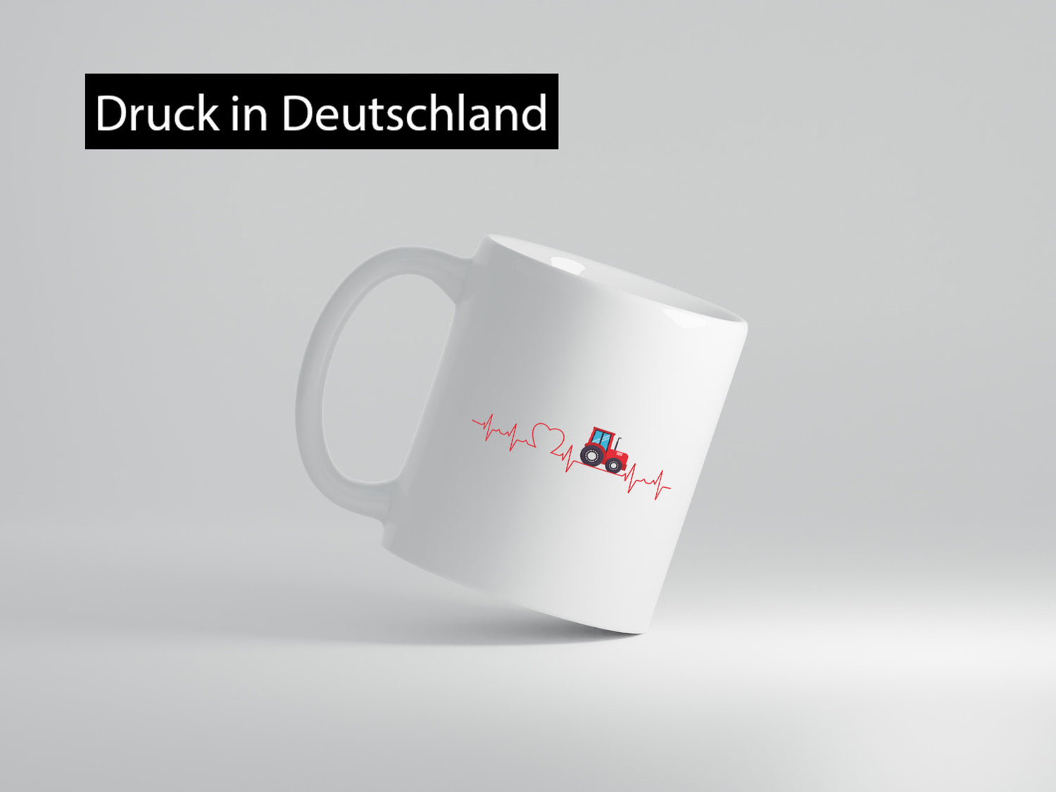 Traktor Herzschlag | Landwirt Bauernhof Liebe Bauer lustiger Spruch Geschenk
