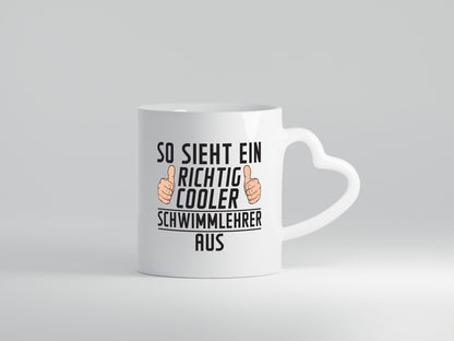 Richtig Cooler Schwimmlehrer | Lehrer Schüler schwimmen Geschenk Humor